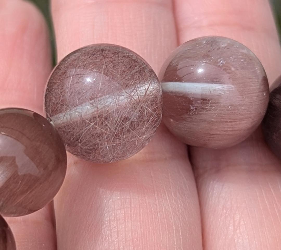 期間限定値下げ【極美・レア】サゲニティッククォーツ グラデーションブレスレット