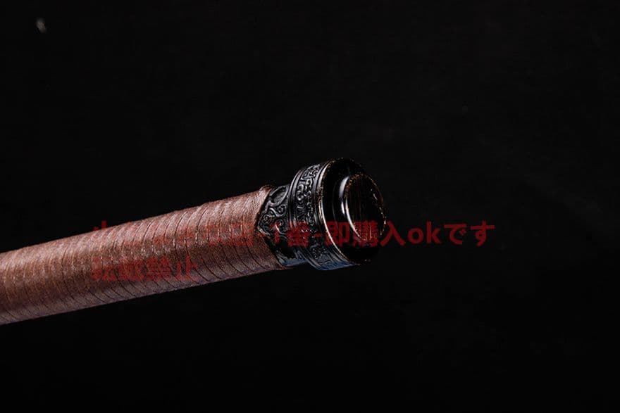 融流黒金古刀-高性能マンガン鋼 古兵器 武具　刀装具　日本刀　模造刀 居合刀