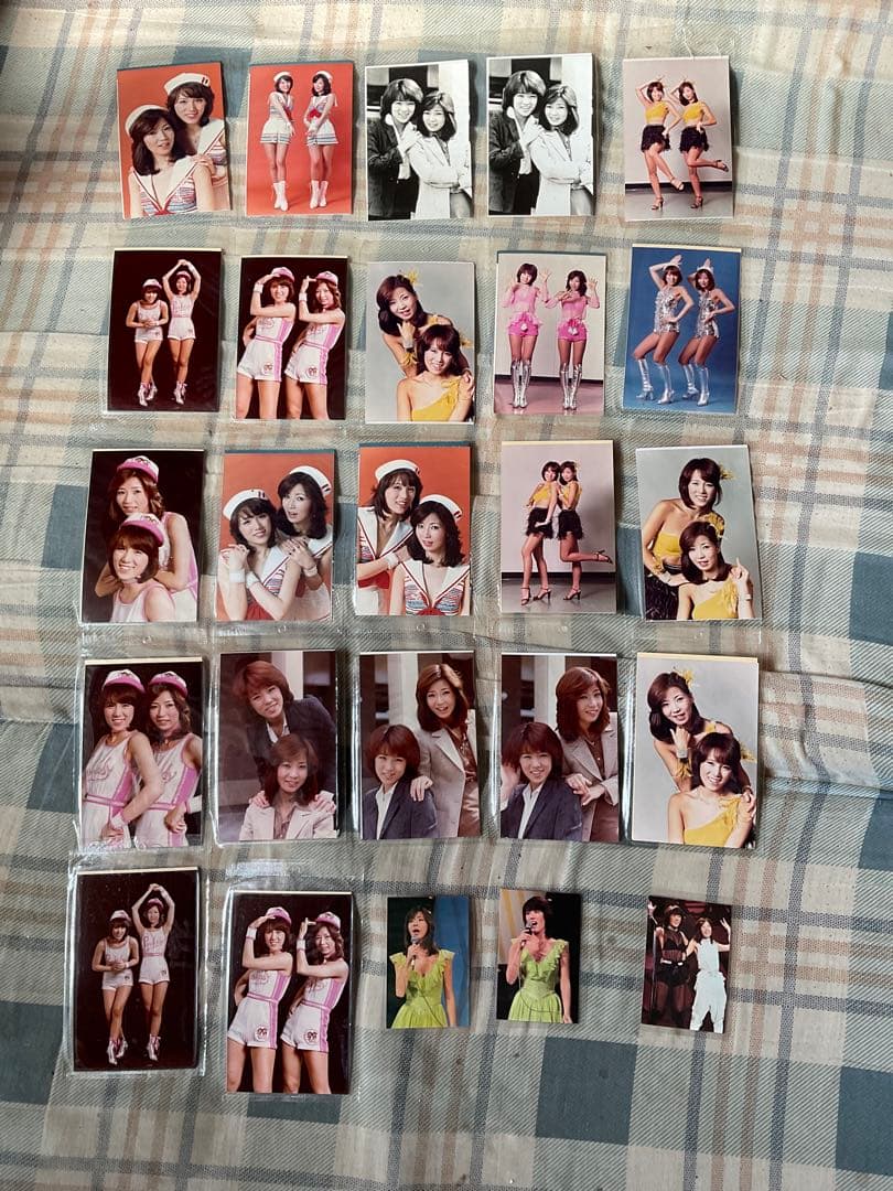 ピンクレディ・マルベル堂のプロマイド　25枚【新品未使用品　大（22）小（3）】