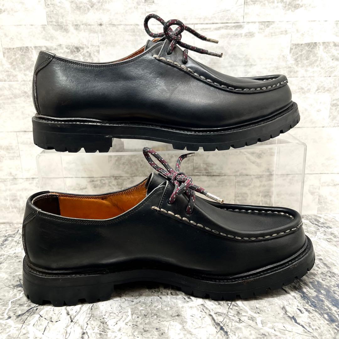 美品✨ スコッチグレイン チロリアンシューズ 革靴 ブラック 25cm相当