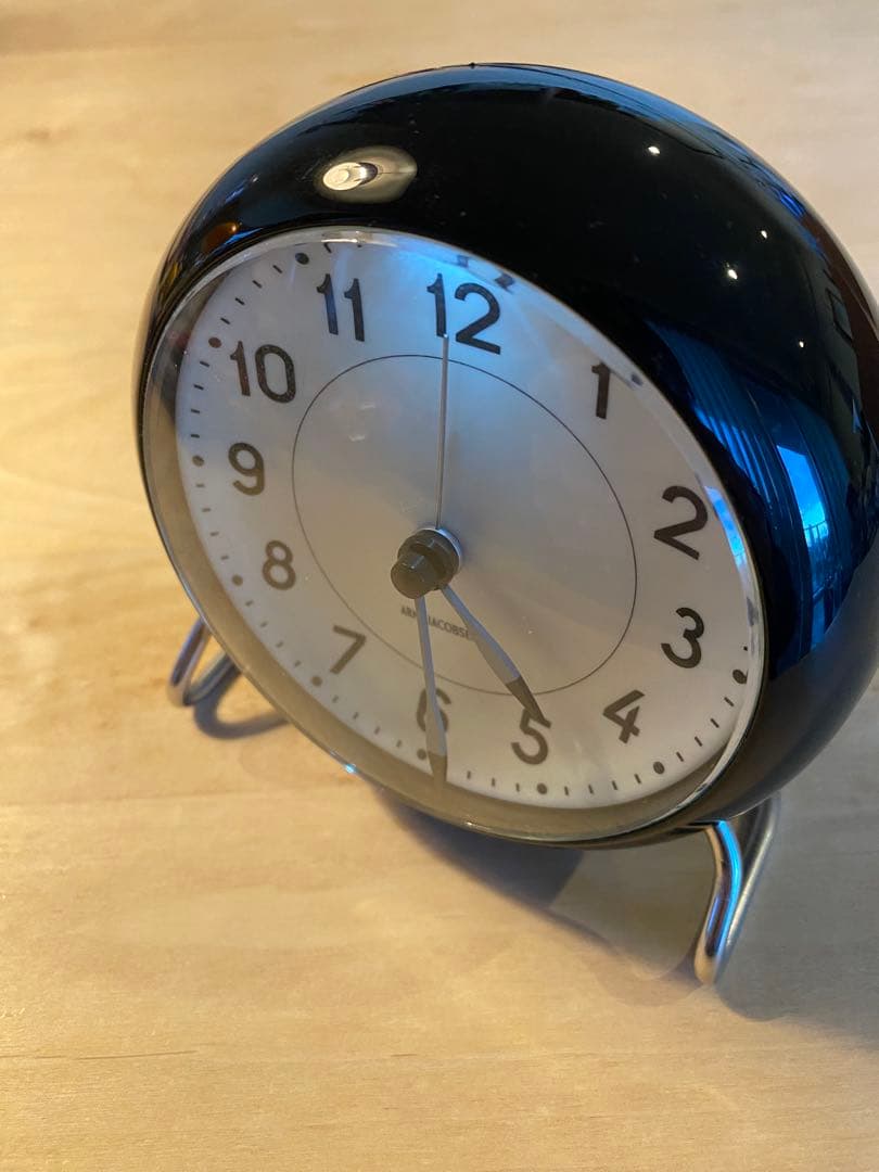 ARNE JACOBSEN アルネヤコブセン テーブルクロック ブラック