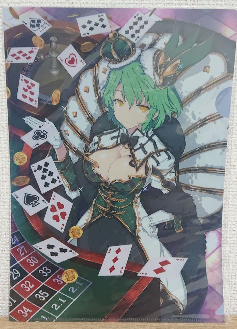 閃乱カグラ　日影 A4クリアファイル　PEACH BALL 特典