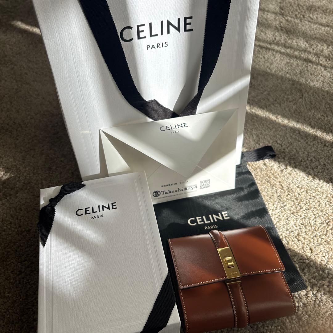 CELINE セリーヌ 三つ折り財布 セーズ