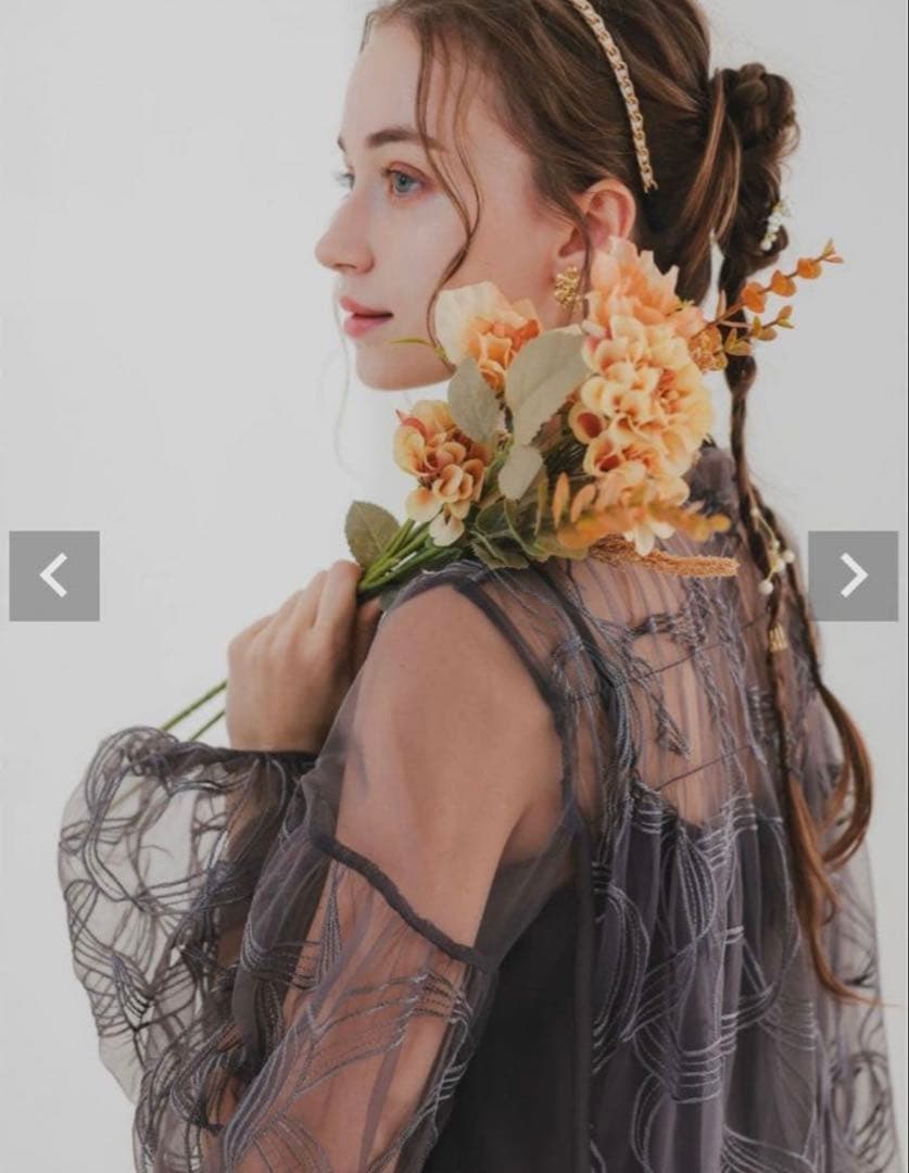 Dolly Doll リボンエンブロイダリーレイヤードドレス