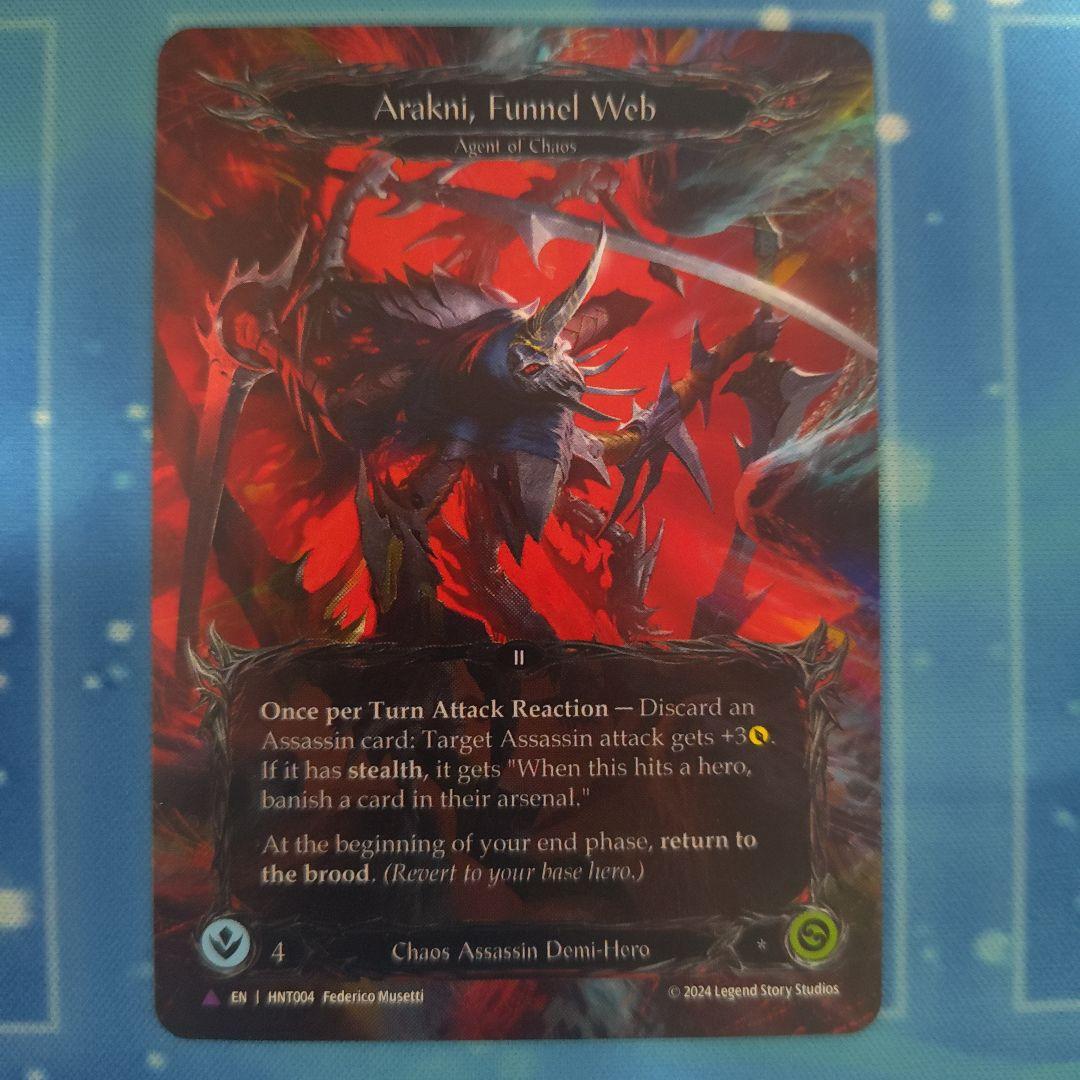 【EN】Arakni, Funnel Web　Flesh and Blood