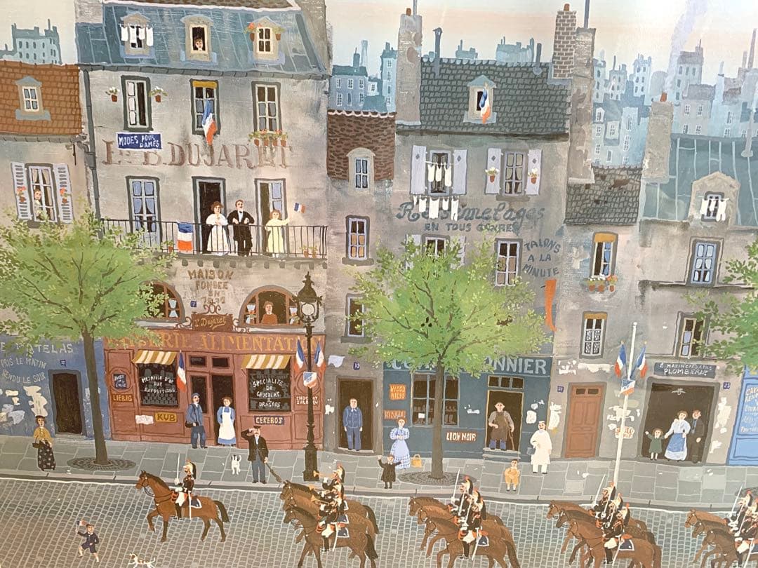 ドラクロワミッシェル　大型ポスター額入り