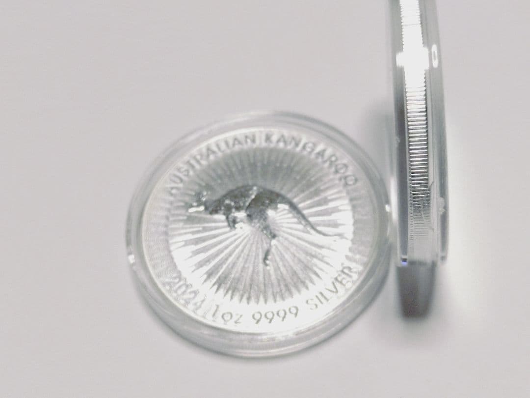 2024オーストラリアンカンガルー1オンス銀貨 ２枚セット　ケース付き