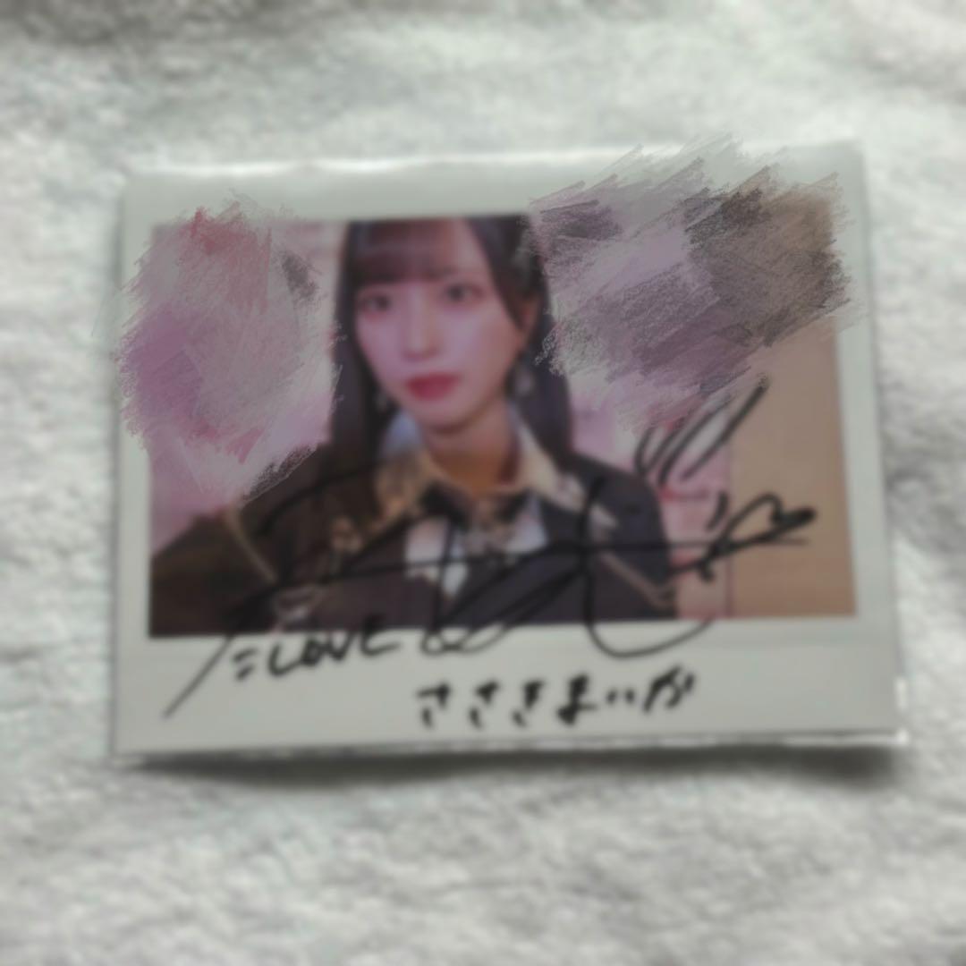 ＝LOVE イコラブ 佐々木舞香 直筆サイン入りチェキ スペプレ