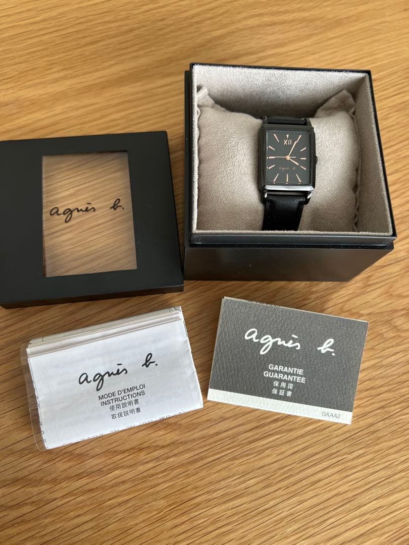 小雪之介　アニエスベー　腕時計