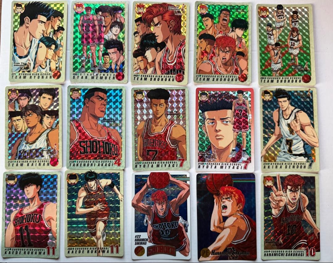 スラムダンク カードダス 桜木花道 流川楓