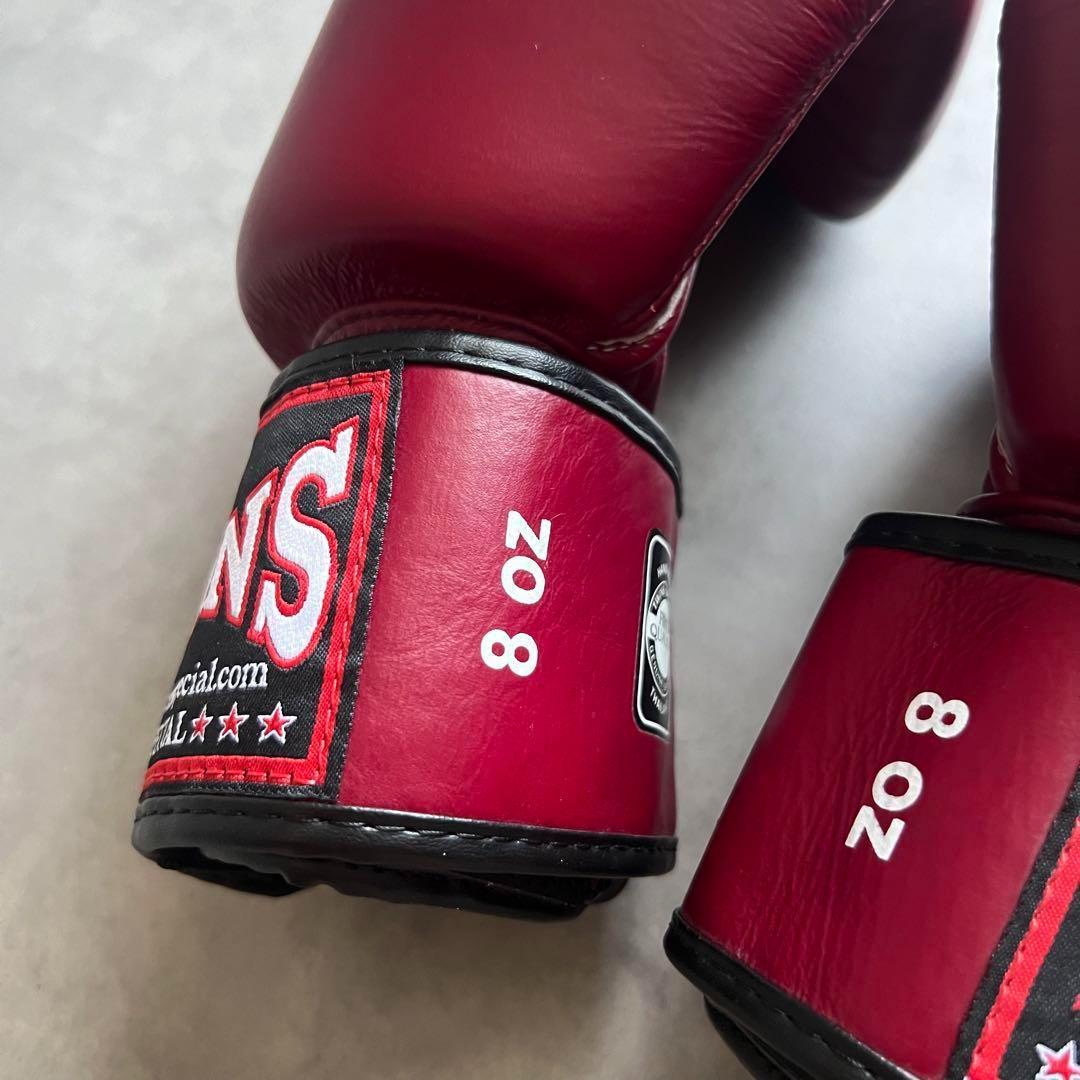 新品未使用 TWINS ボクシング ムエタイ グローブ 8oz レザー ツインズ