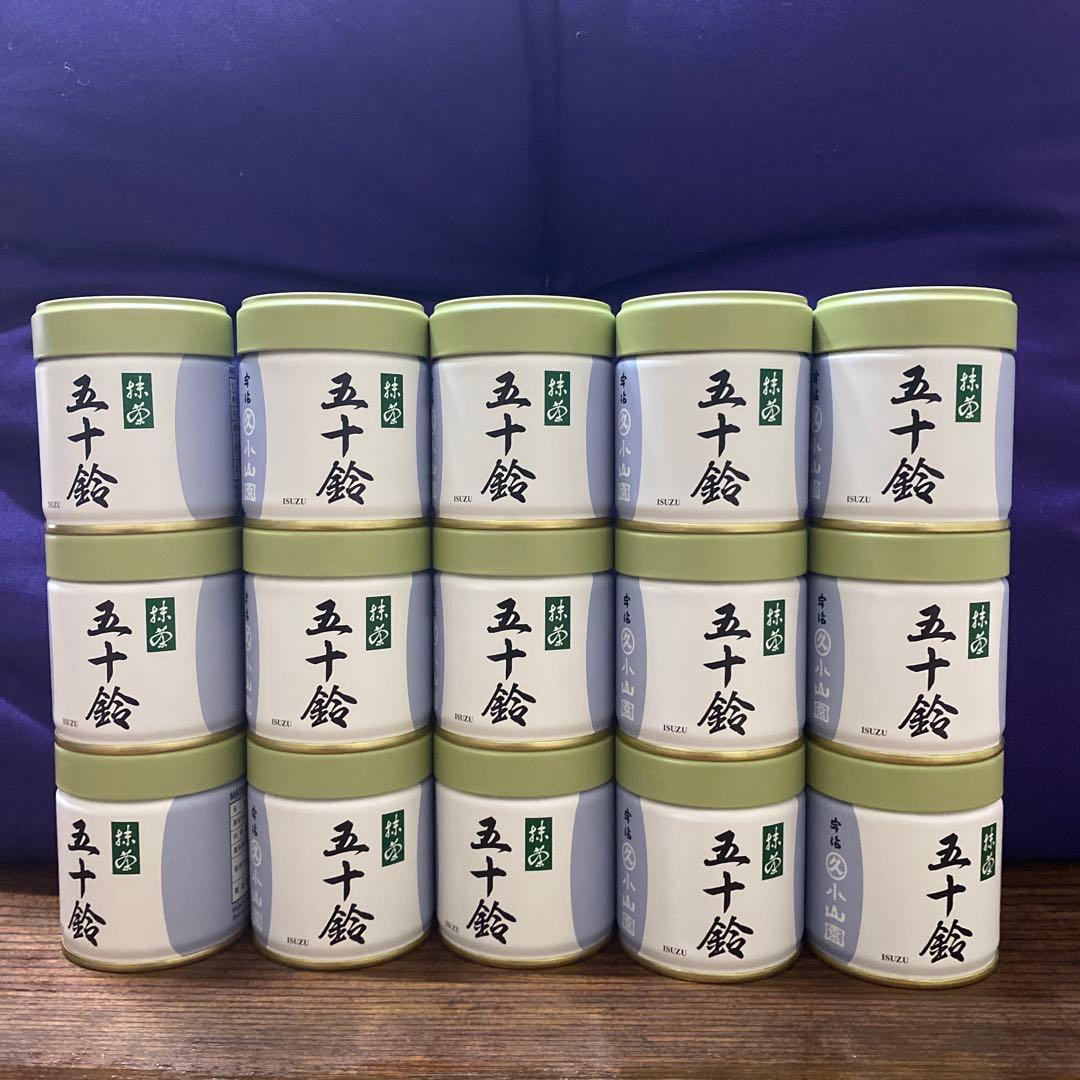 宇治 丸久小山園 抹茶 五十鈴 缶入 40g 12缶 小山園 ❶