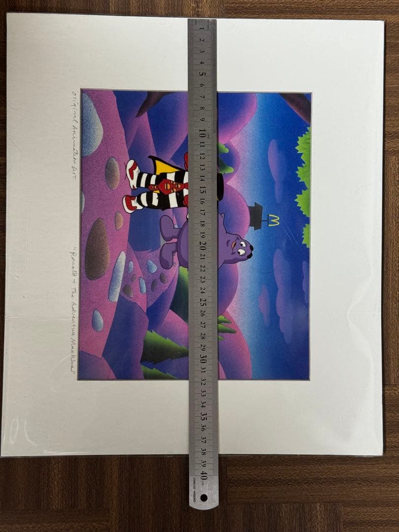 80s ヴィンテージ セル画 マクドナルド アート オリジナル 非売品 額なし