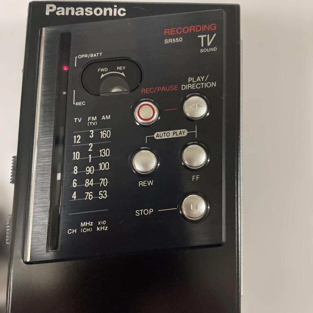 Panasonic ステレオラジオカセットレコーダー　RX-SR550 ジャンク
