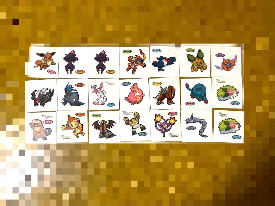 ポケモンパンシール180枚 1995年代から2010年代