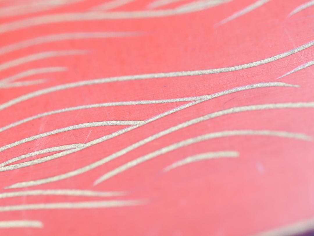 和合二仙 寒山拾得 漆器 壁掛け