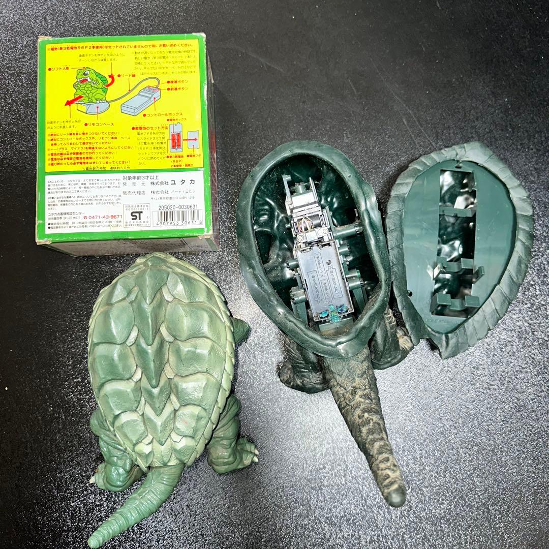 [G1083]ガメラ　ソフビ　リモコンガメラ