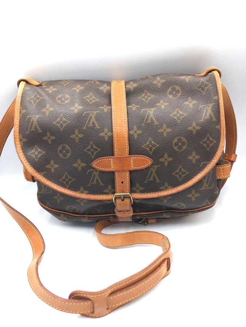 ルイヴィトン　モノグラム　ソミュール　ショルダーバッグ