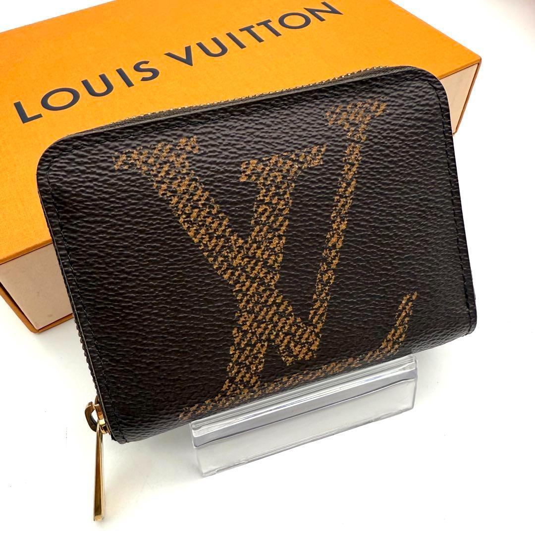 【使用感わずか】ジャイアント モノグラム ジッピーパース 小銭入れ