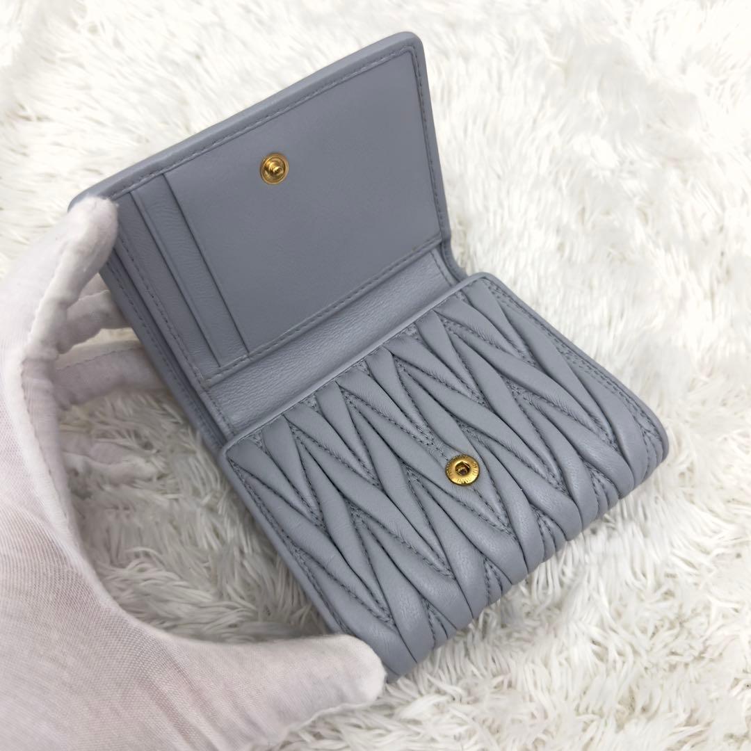 極上美品⭐️RFID内蔵 MIUMIU ミュウミュウ マテラッセ 財布 現行
