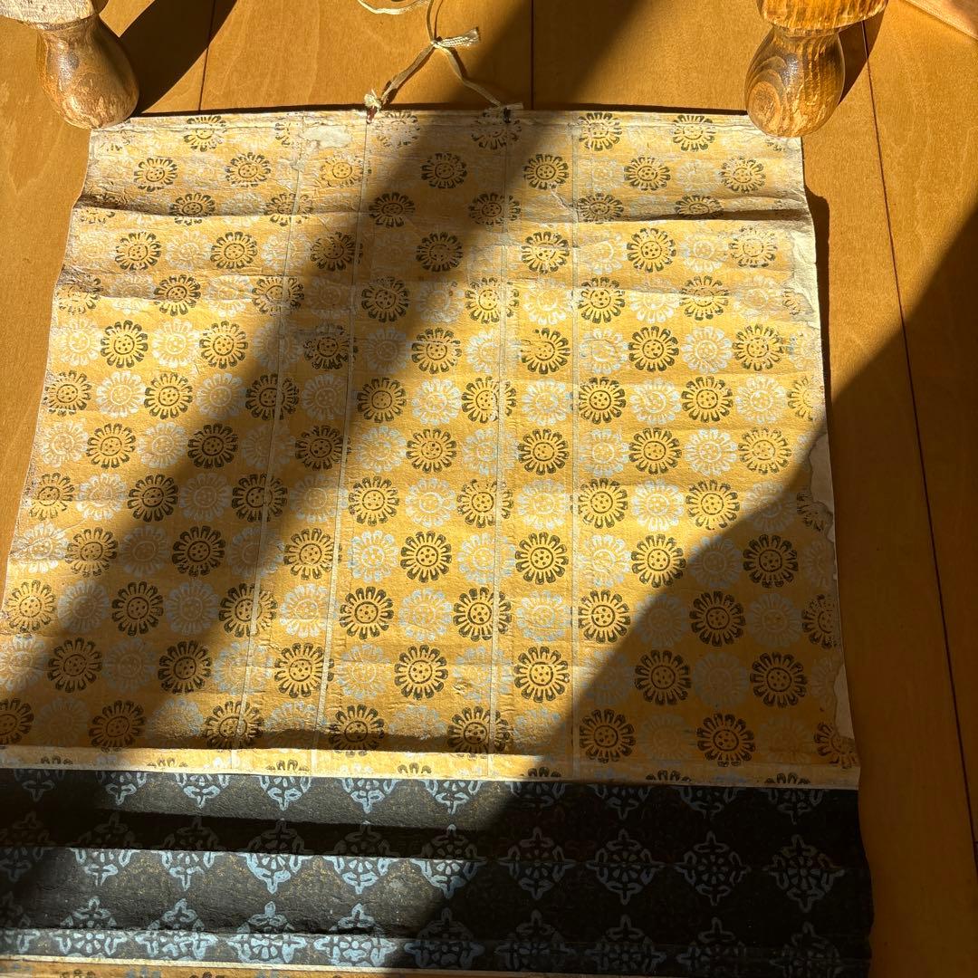 伝統的な浮世絵 約横30cm×縦90cm