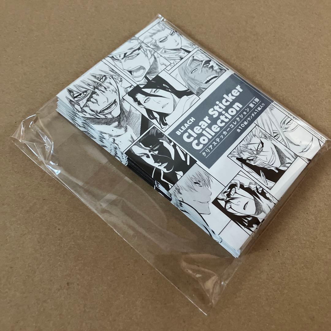 【未開封】 BLEACH クリアステッカー 10点 平子 市丸 藍染 ウルキオラ