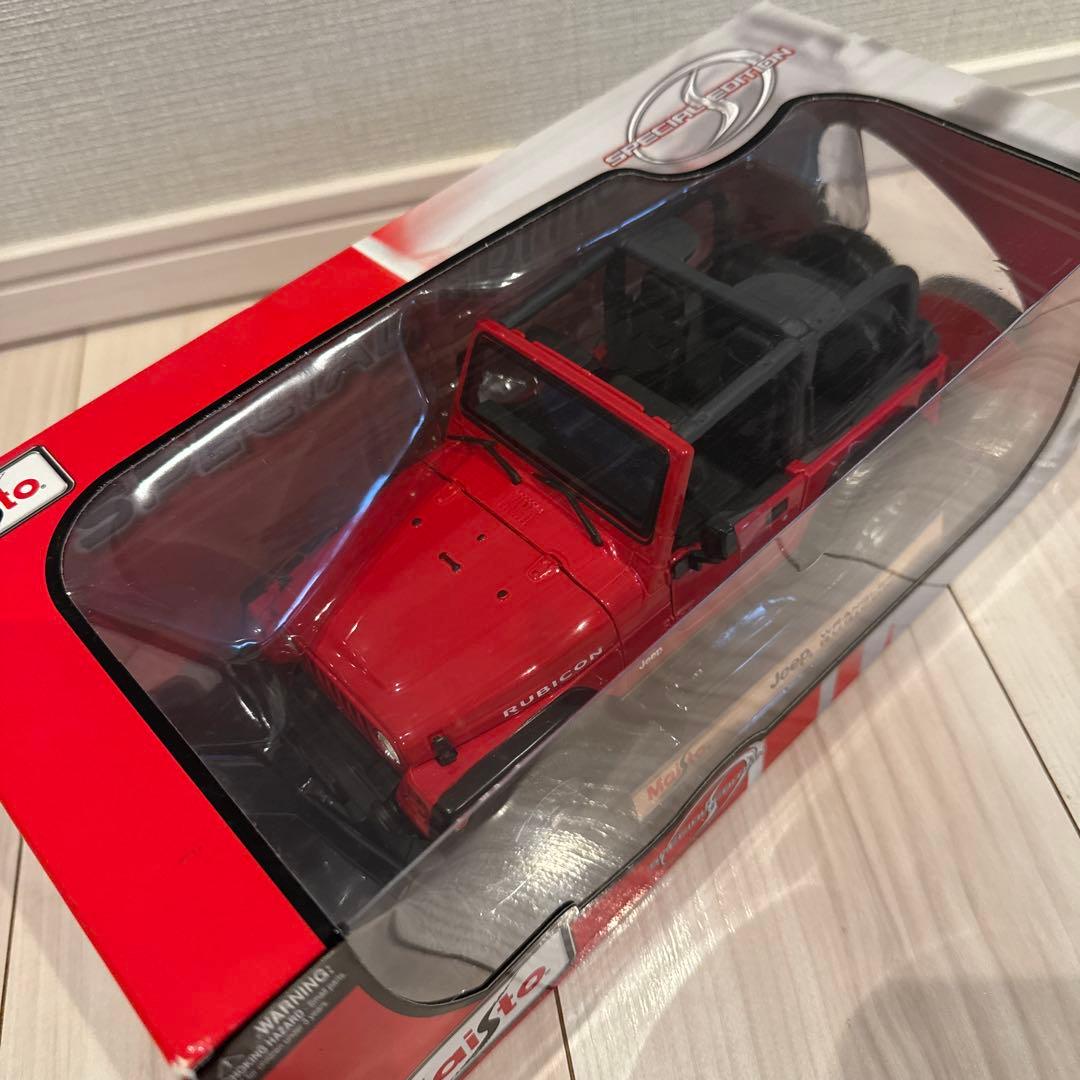 Maisto Jeep Rubicon レッド