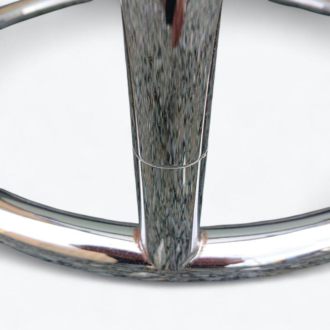 ミッドセンチュリー　4段 ガラス ラウンドテーブル 丸テーブル 可変式 モダン