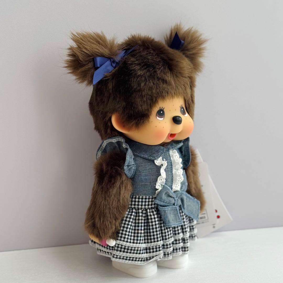 【香港限定・激レア】モンチッチ Mサイズ デニムチェックスカート 女の子