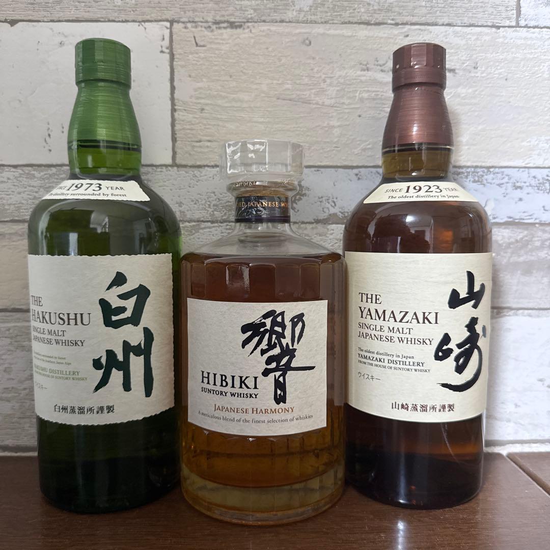 【新品未開封】響JH3本 山崎NV2本 山崎12年 白州NV まとめ売り