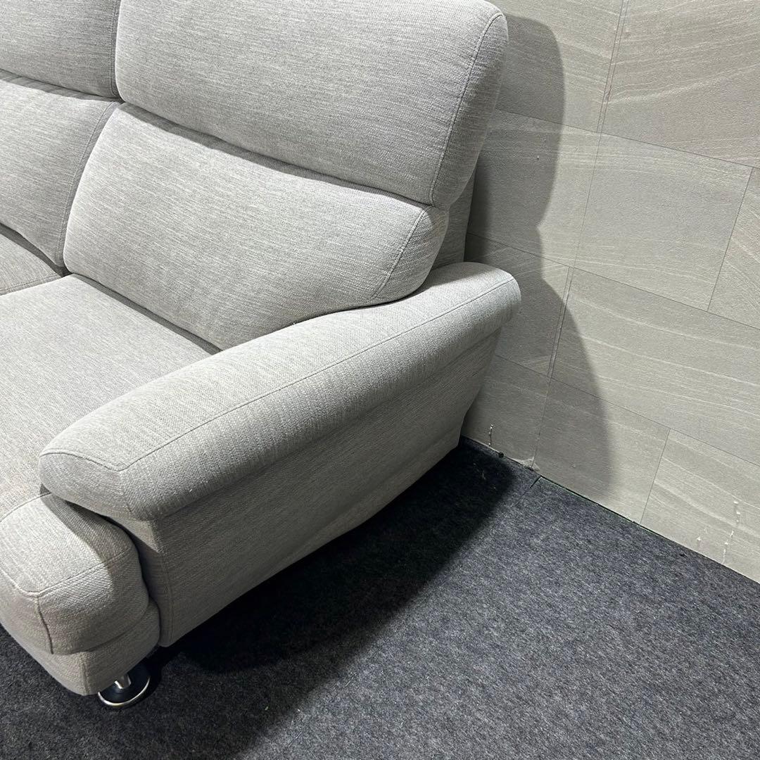 ニトリ ソファ 3人掛け 布張り NポケットA13 オットマンセット d3004