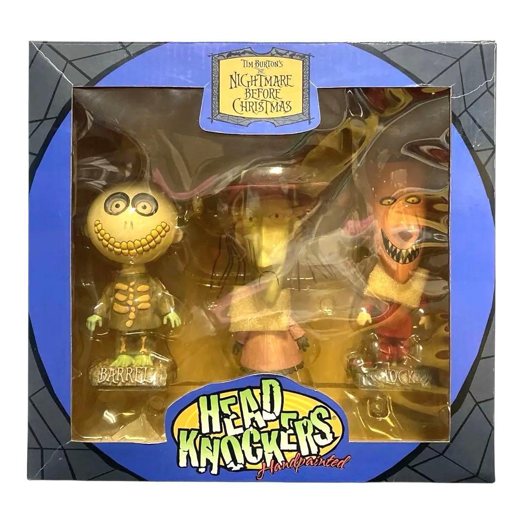 美品 ナイトメア ビフォア クリスマス ヘッドノッカー ロック ショック バレル