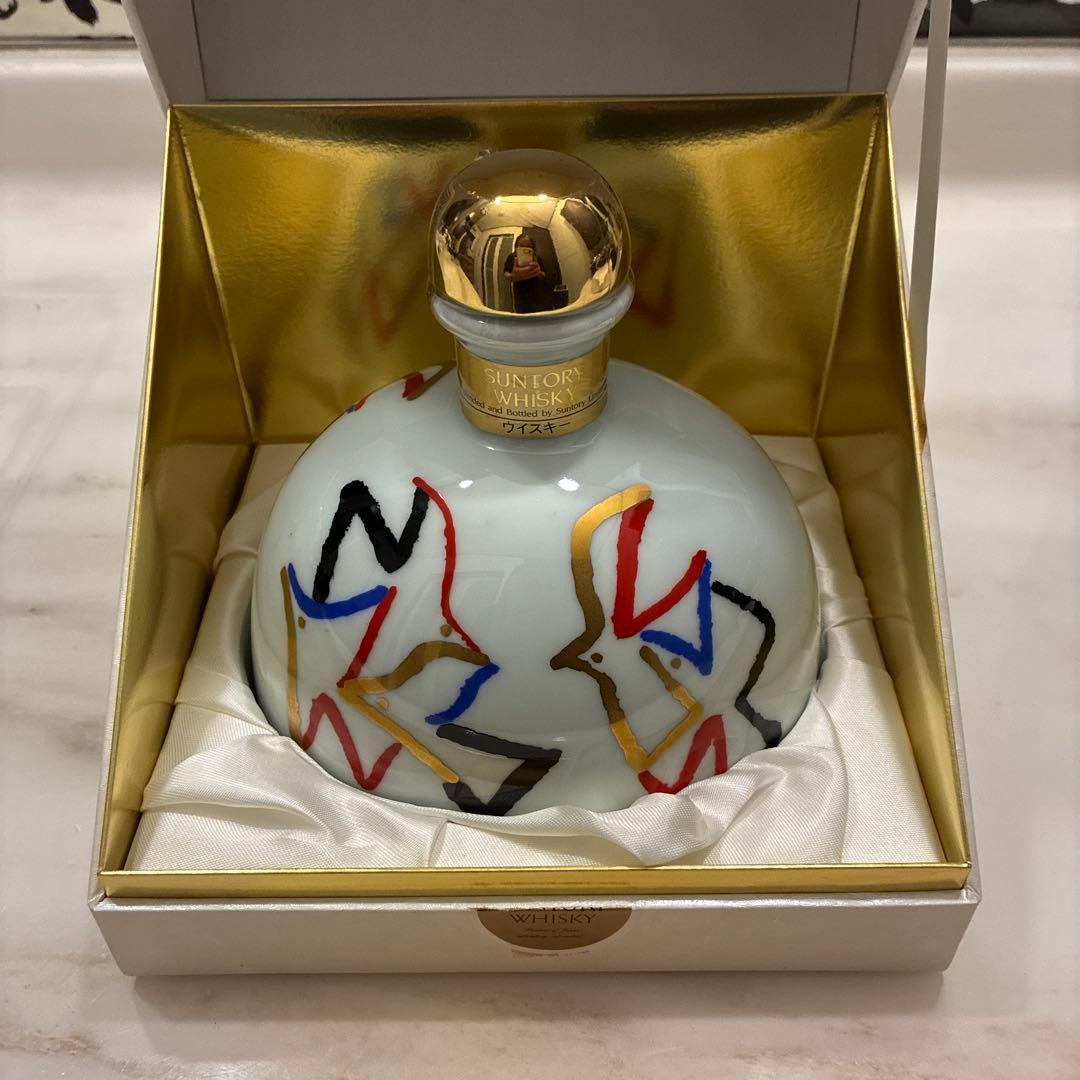 サントリー ウイスキー 90周年記念陶器ボトル