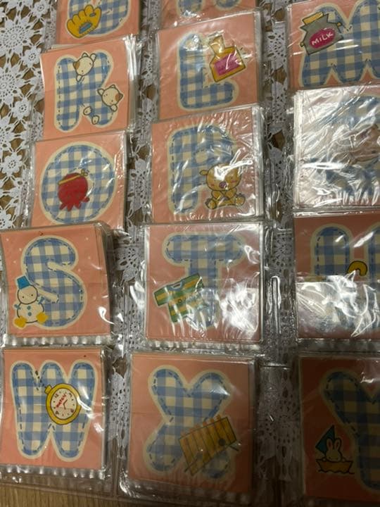 昭和レトロ　ヤングコクヨ　アルファベットシール　249枚　単品OK