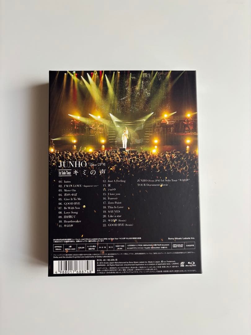 JUNHO 1st Solo Tour\"キミの声\"〈初回限定盤Blu-ray〉