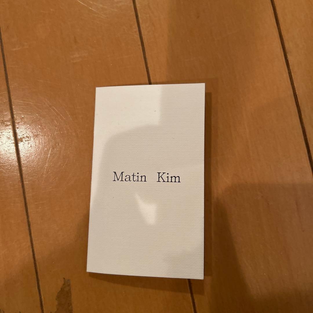 ＜Matin Kim＞マーティンキム グレー ビーニー　ショッパー付き正規品