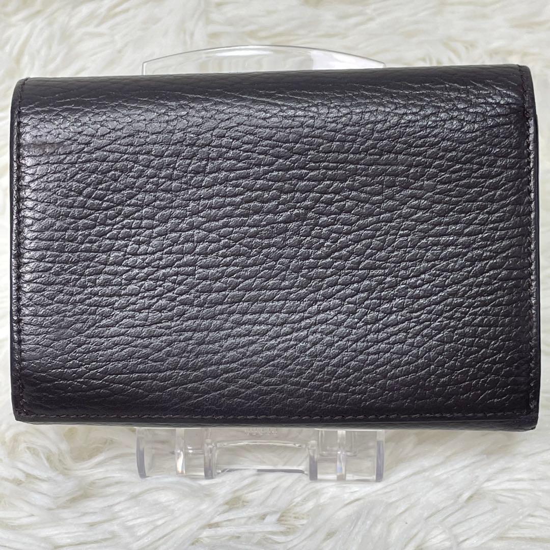 美品 BURBERRY 二つ折り財布 こげ茶 ブラウン ノバチェック 箱付き