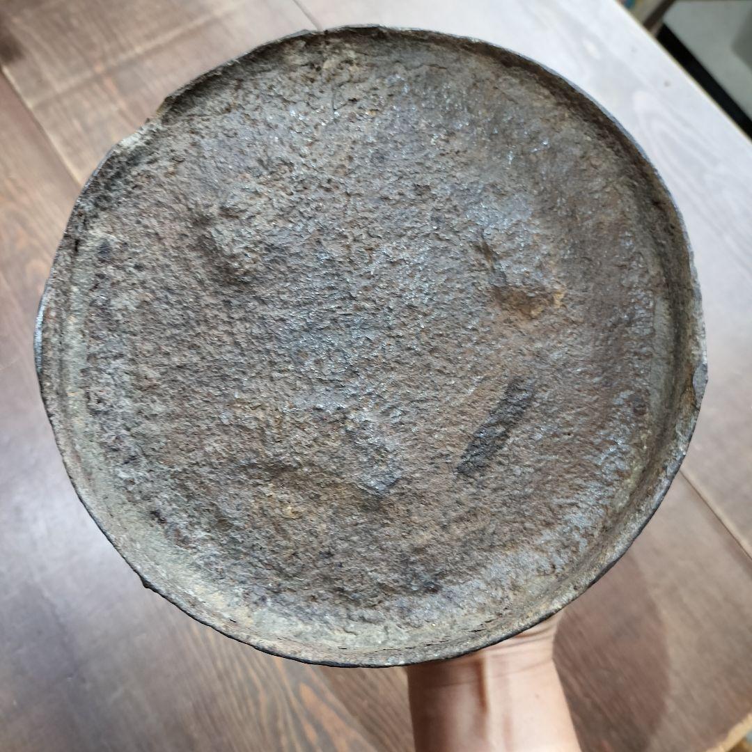 李朝の鉄瓶　アンティーク　民藝