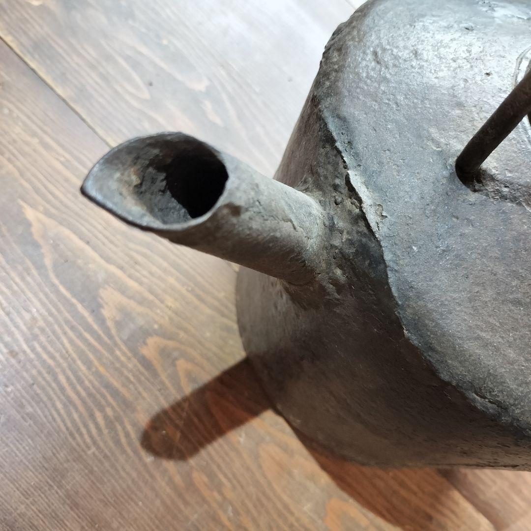 李朝の鉄瓶　アンティーク　民藝