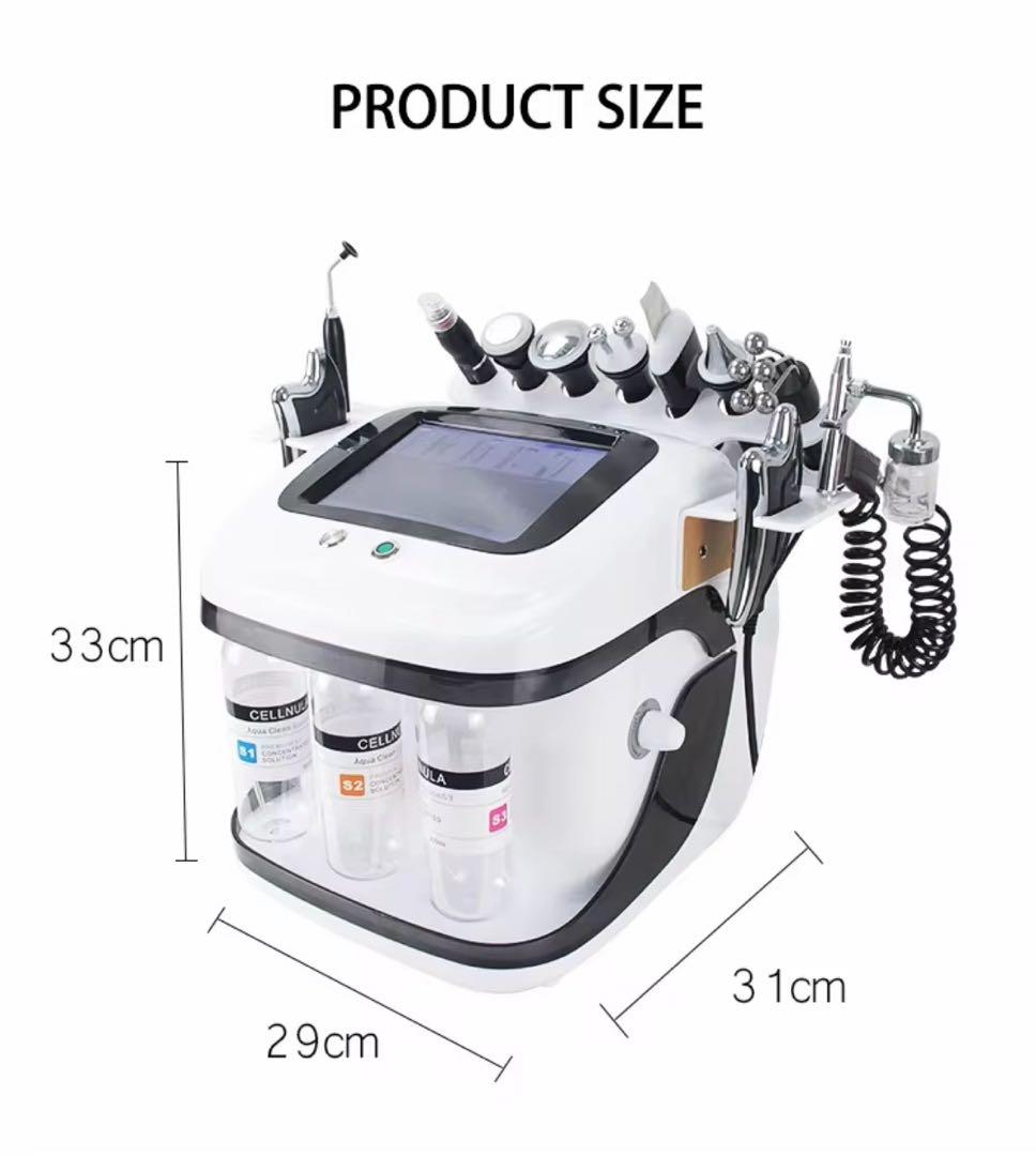 LEDフェイスマスク付きバブルハイドラフェイシャル/ ハイドラーマブレーション機