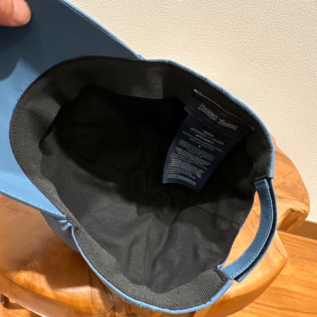 HERNO キルティングベースボールキャップ