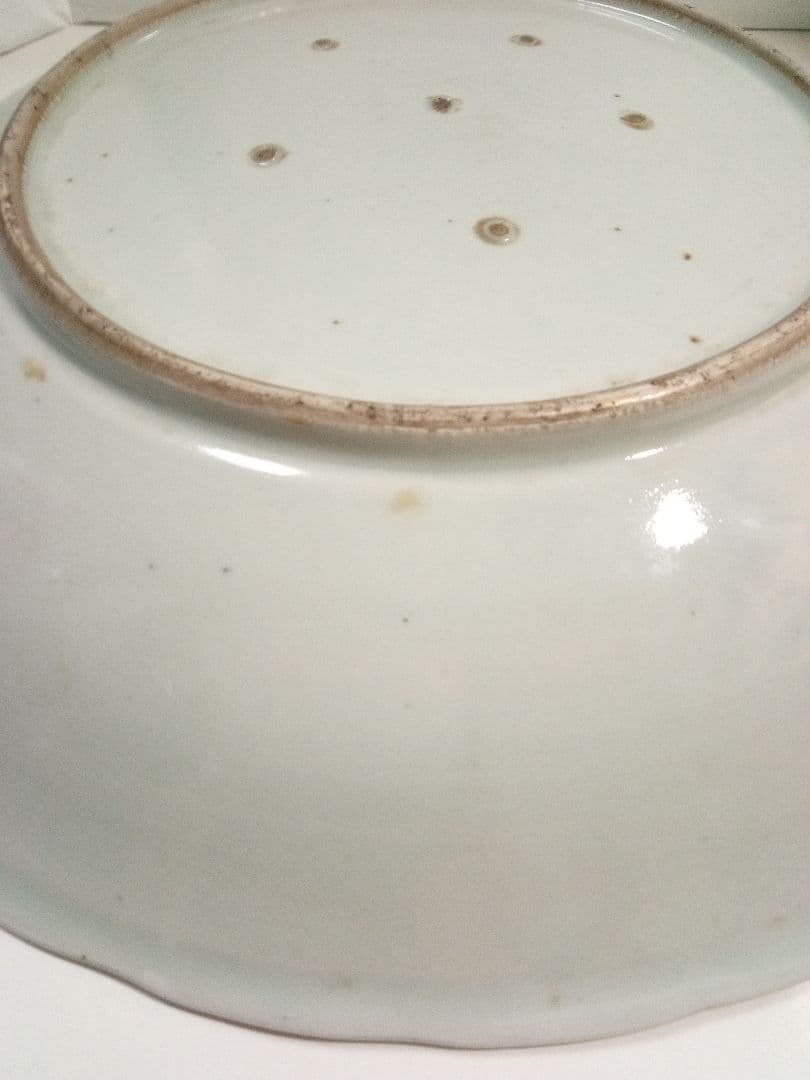 古伊万里　大皿　染付　山水　アンティーク