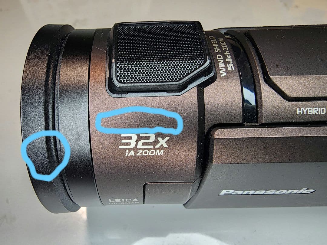 レアPanasonic4Kワイプ撮りLEICA25～600mm(美品)大バッテリ