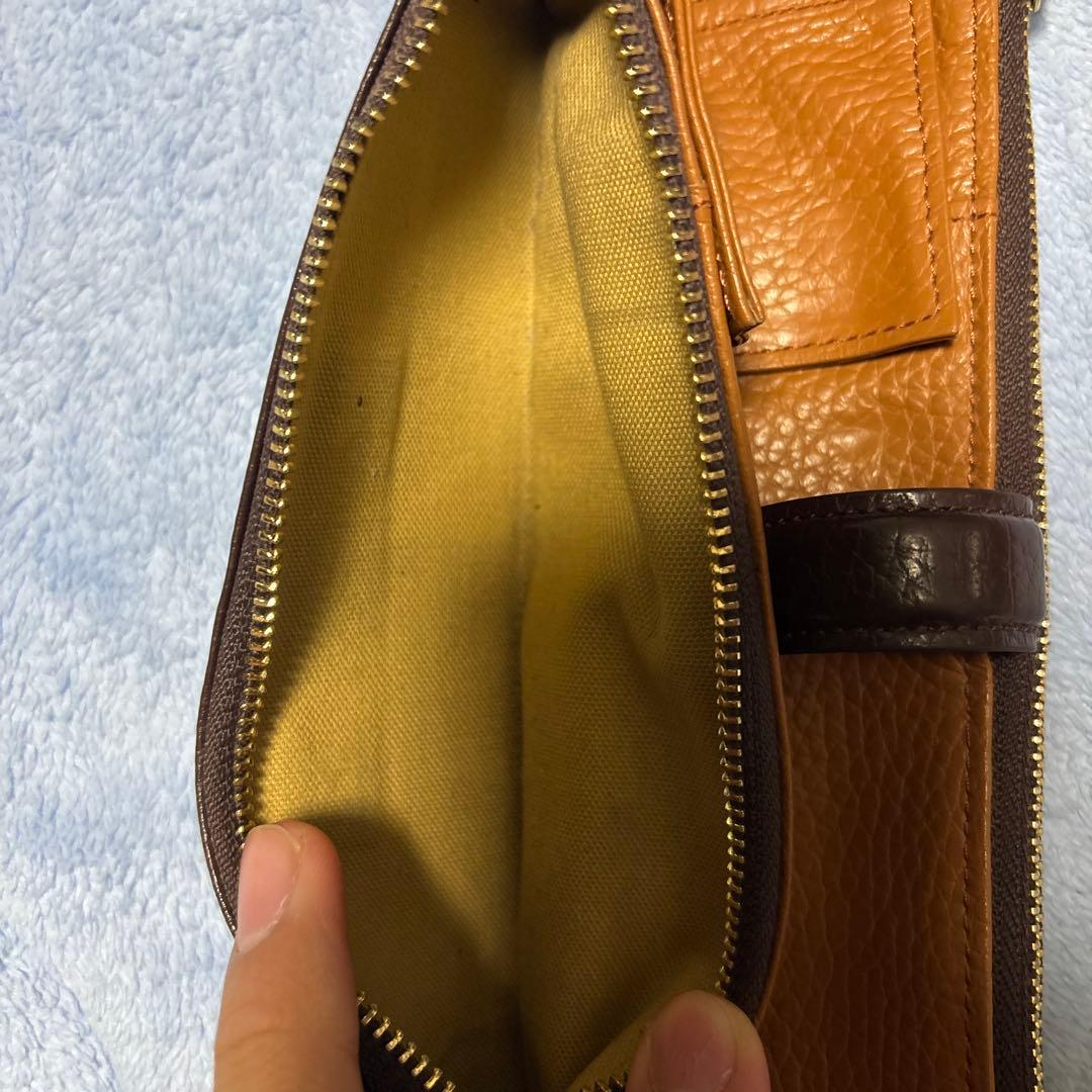 cカンパニー　　ルポペンケース　　ダークブラウン