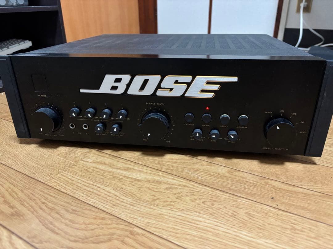 BOSE 4702-IIIプリメインアンプ ブラック