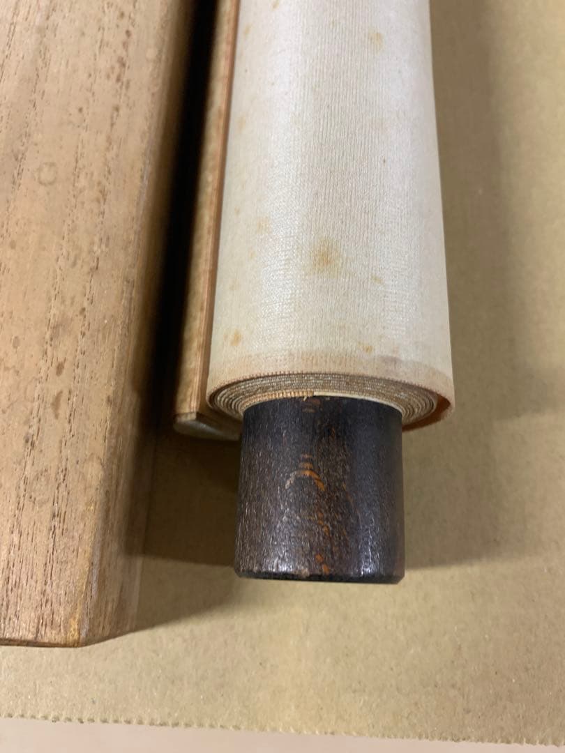 『7749』伝馬遠 寒江獨釣図 巧芸複製品 南宋 四大家 掛軸