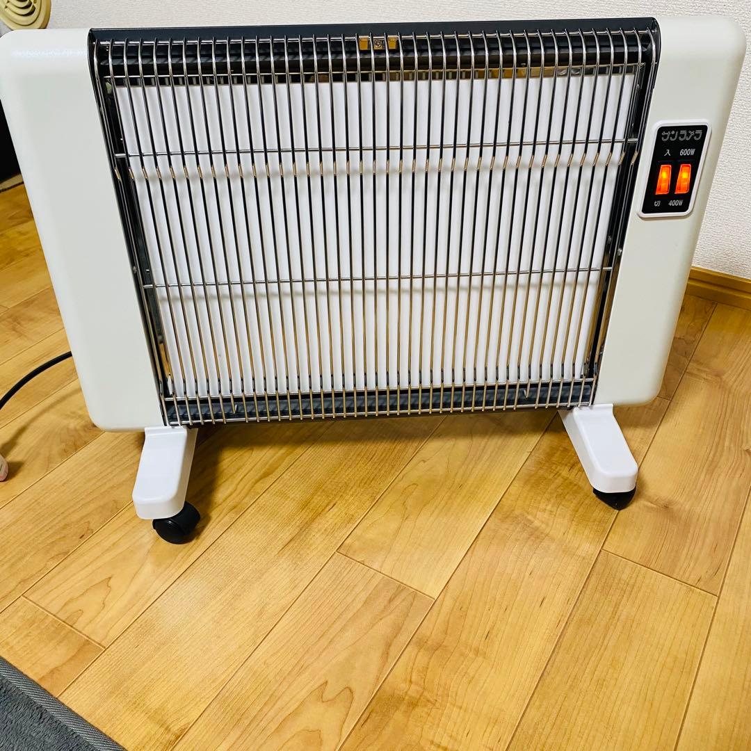 ほぼ未使用品✨サンラメラ 600W型ニューセラミックヒーター動作良好