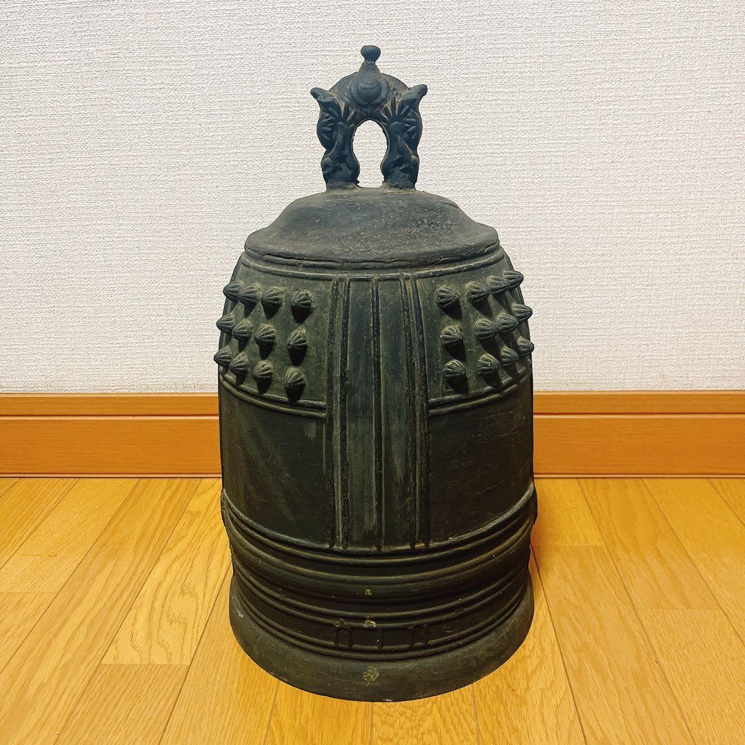 古銅製 半鐘 吊鐘 釣鐘 梵鐘 寺院 仏閣 古美術