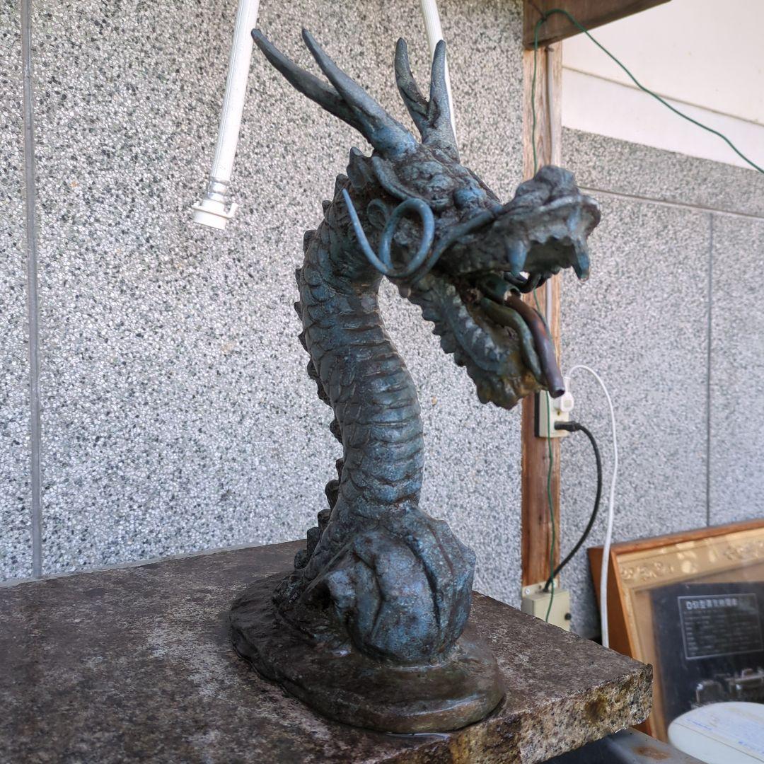 手水舎 龍神 龍の蛇口 真鍮製青銅色 龍の蛇口 水の神様