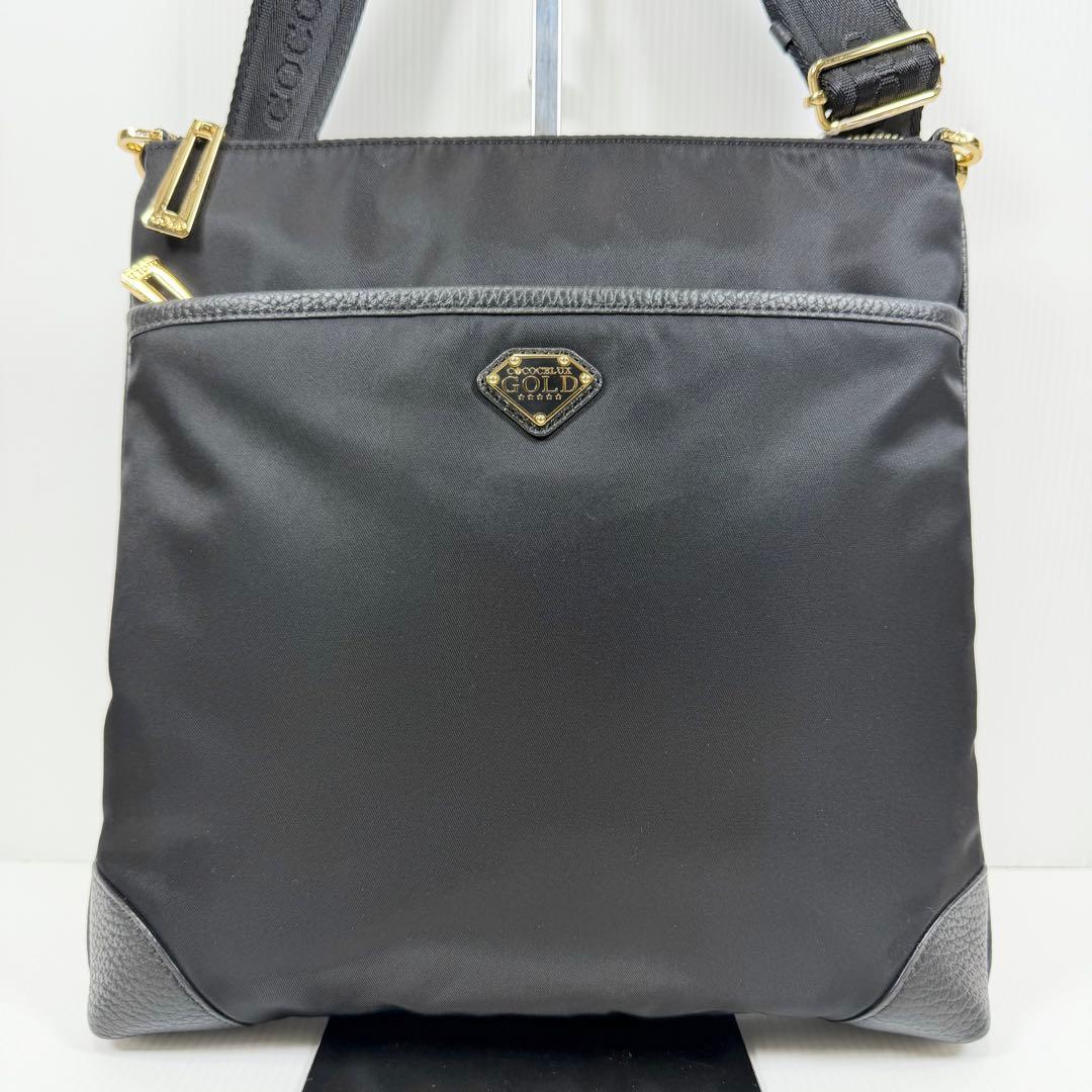 【未使用品】2025SS COCOCELUXGOLD ナイロン ショルダーバッグ